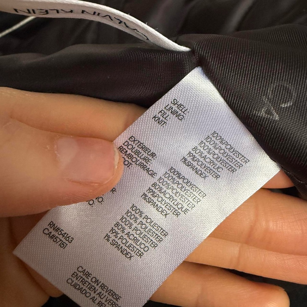 Calvin Klein Black Polyester Jacket - image 6